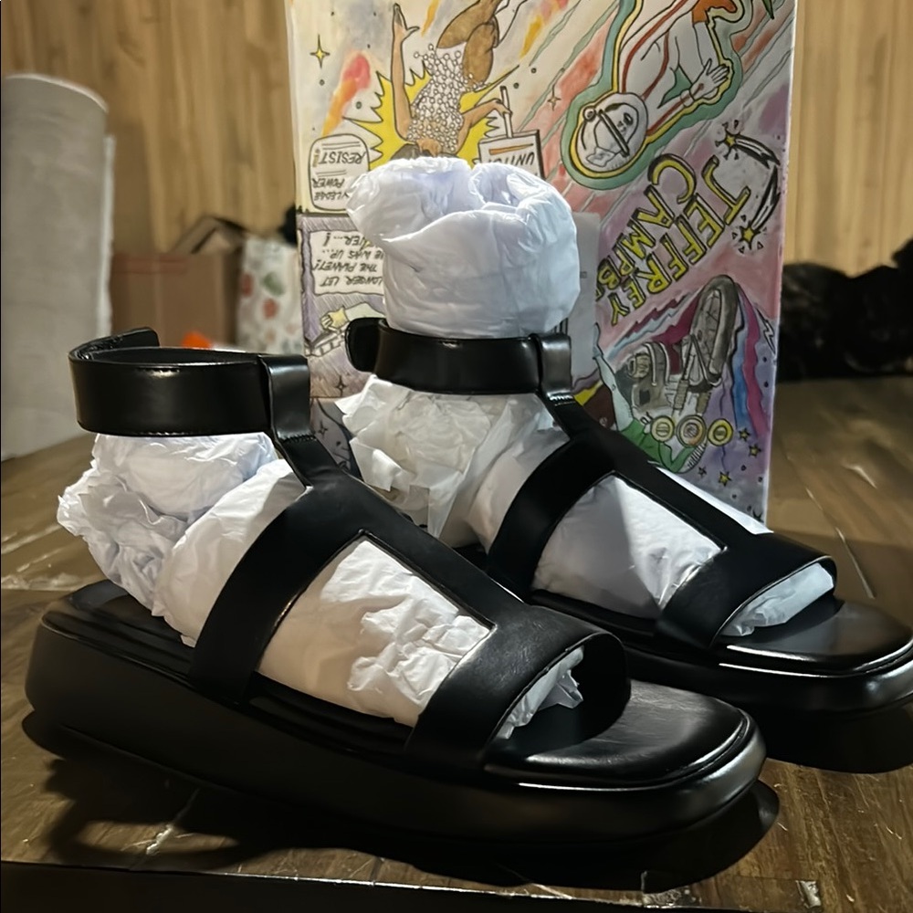 Jeffrey Campbell Black Sandals